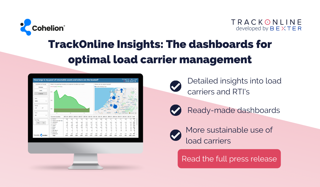 Bexter and Cohelion make logistics chain more sustainable with TrackOnline Insights